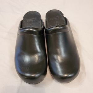 Dansko black clogs 38